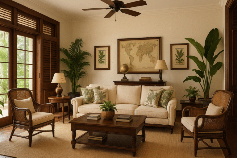 british colonial interior design