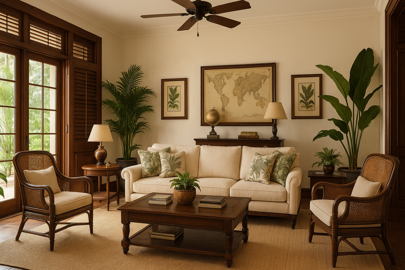 british colonial interior design