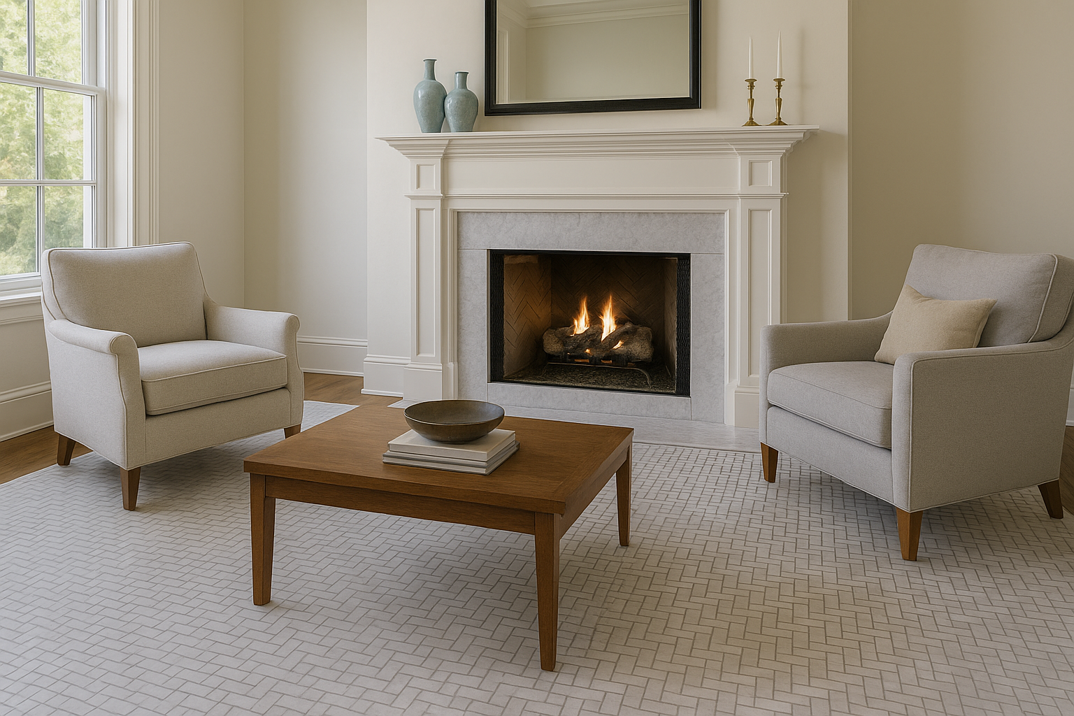 Chatham NJ Basket Weave Marble