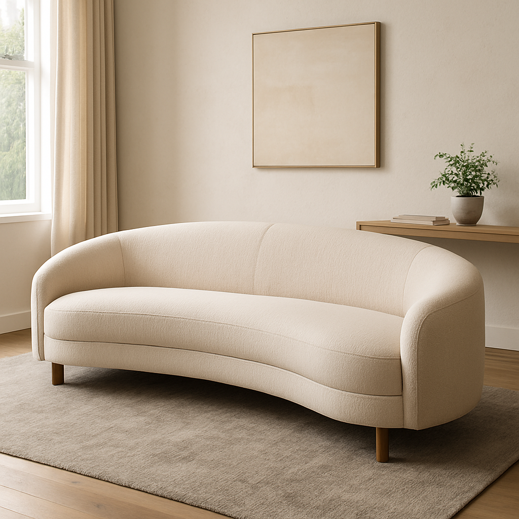 Curved Sofas on a Budget