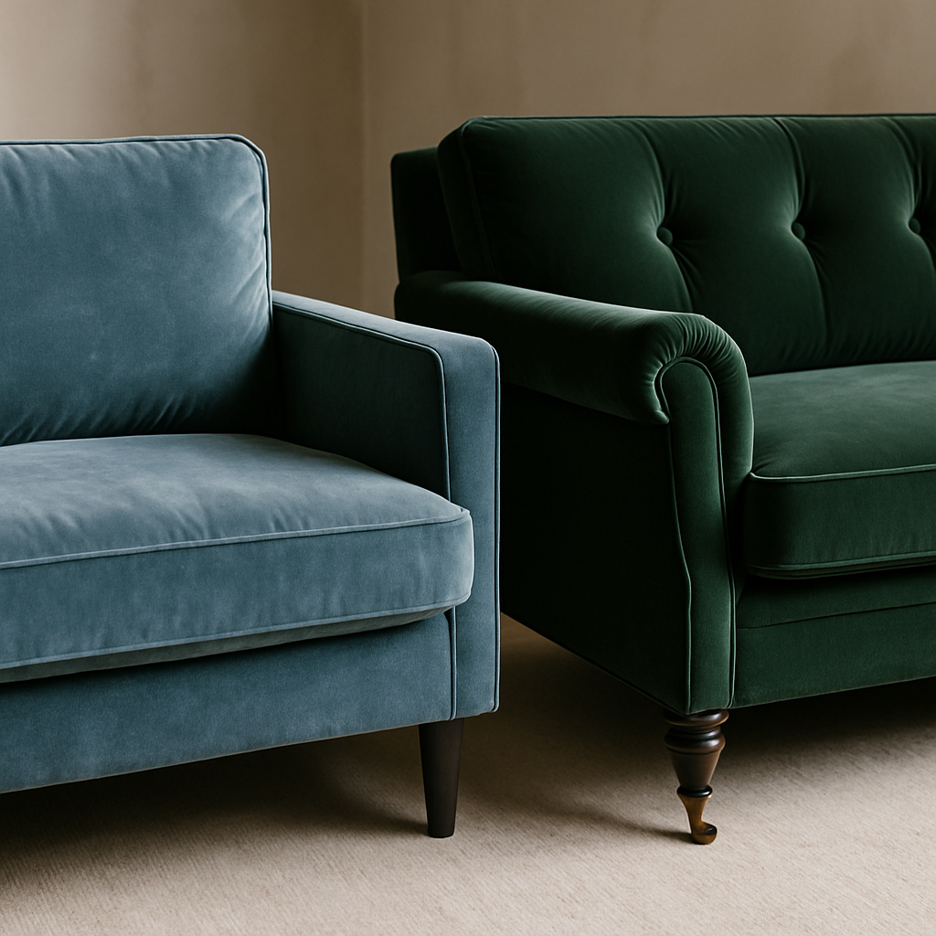 Budget vs High-End Velvet Furniture