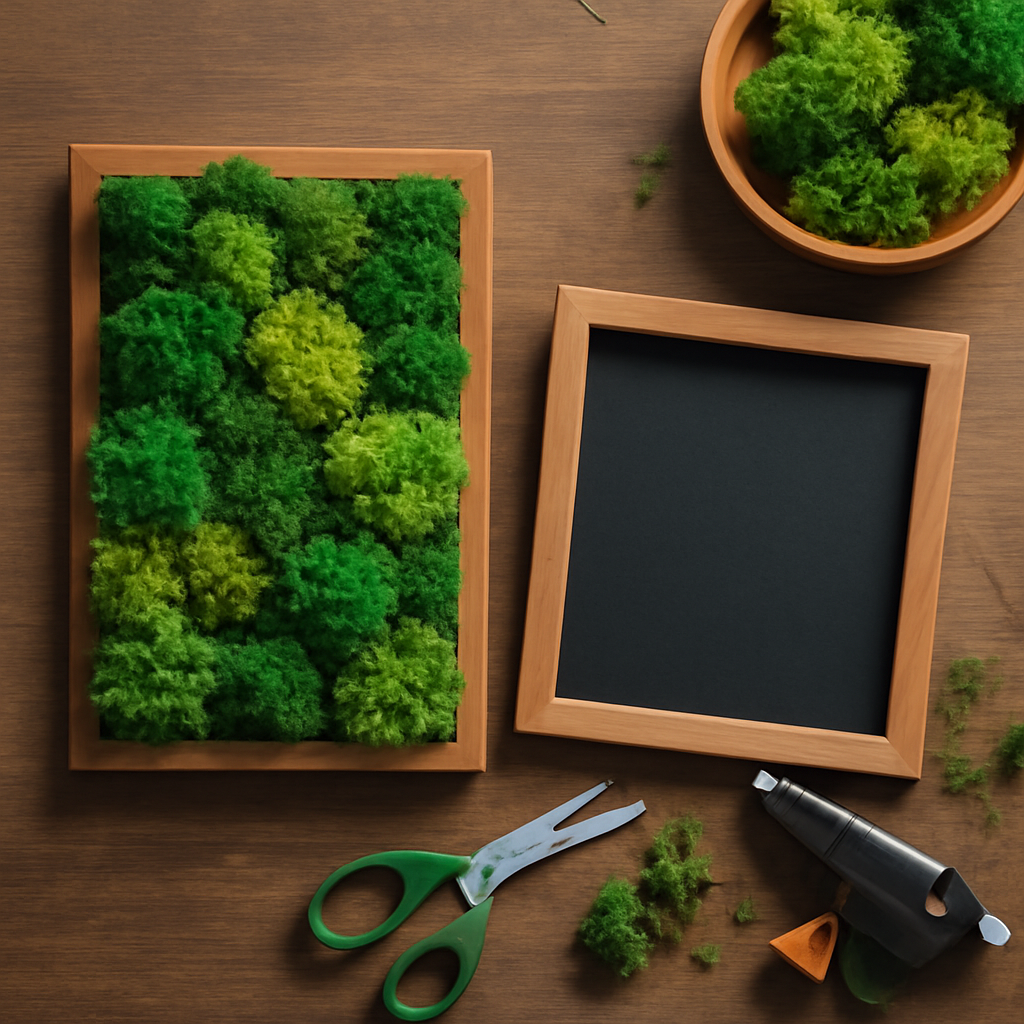 How to make Moss Wall Art