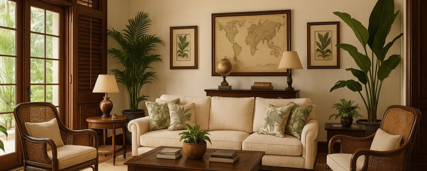 british colonial interior design