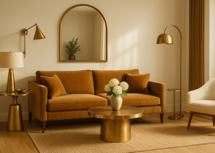 Use of Brass in Interior Design