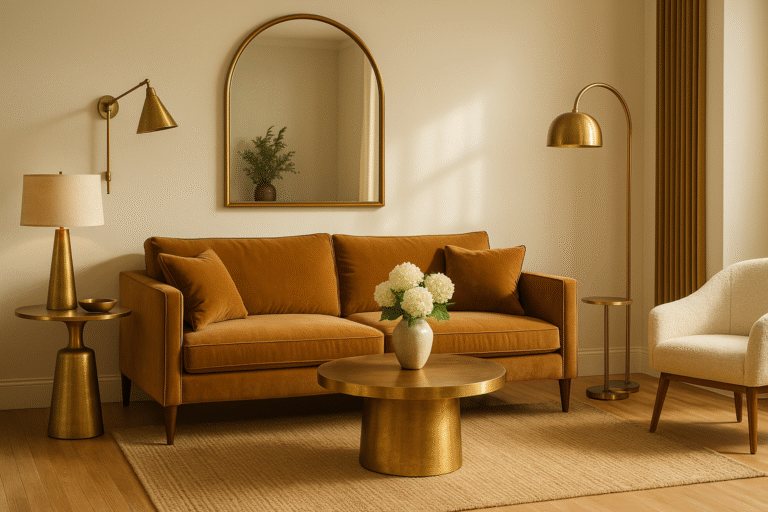 Use of Brass in Interior Design