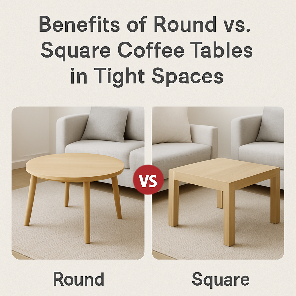 Round Coffee Table in Small Spaces
