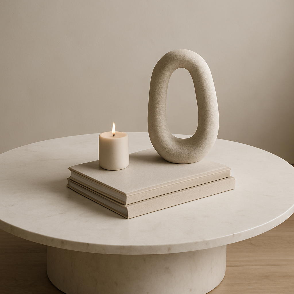 Minimalist Round Coffee Table