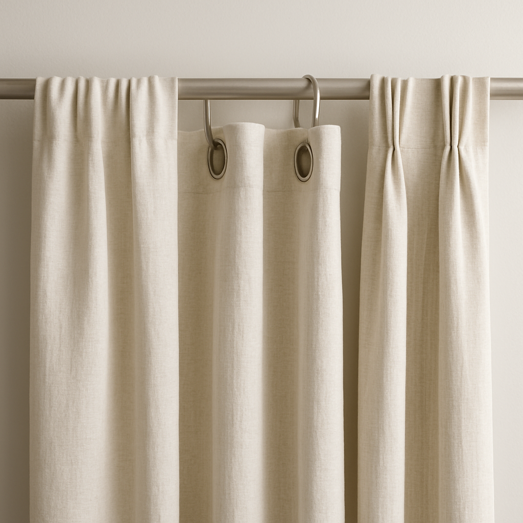 Rod Pocket vs Grommet vs Pleated